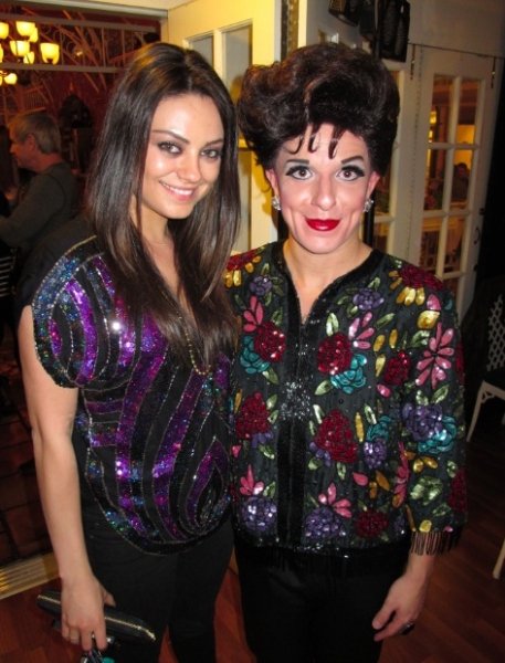 Photo Flash: Mila Kunis Attends Peter Mac's Judy Garland LIVE! at The French Market Image