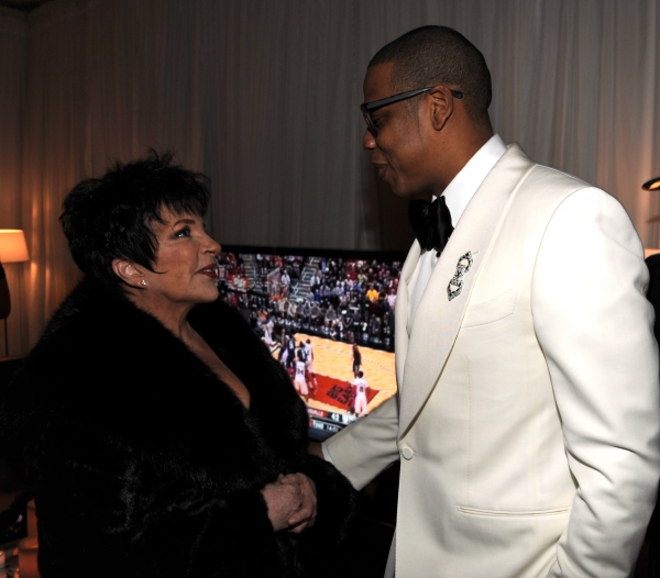 Photo Flash: Jay-Z Meets with Liza Minnelli at NYC Concert! Image