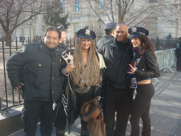 Photo Flash: Go Giants! ROCK OF AGES Plays the Super Bowl Parade! Image