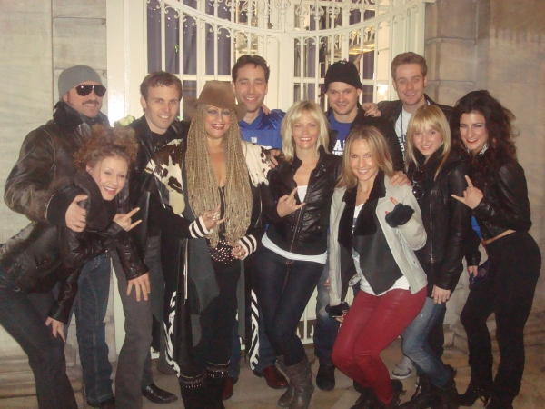 Photo Flash: Go Giants! ROCK OF AGES Plays the Super Bowl Parade! Image