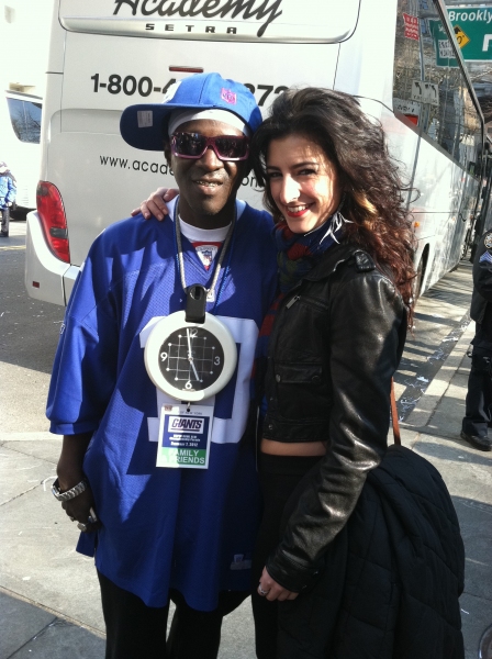 Photo Flash: Go Giants! ROCK OF AGES Plays the Super Bowl Parade! Image