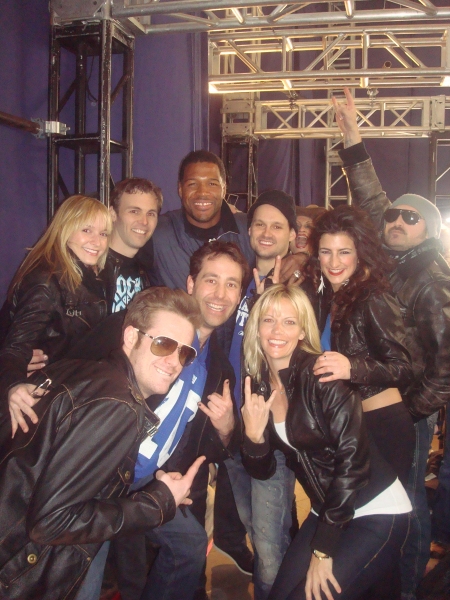 Photo Flash: Go Giants! ROCK OF AGES Plays the Super Bowl Parade! Image