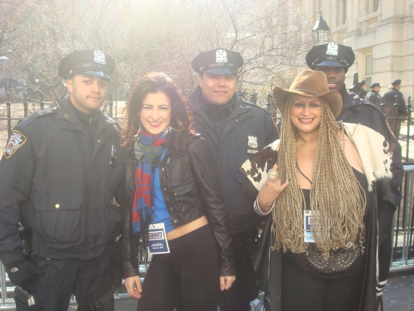 Photo Flash: Go Giants! ROCK OF AGES Plays the Super Bowl Parade! Image
