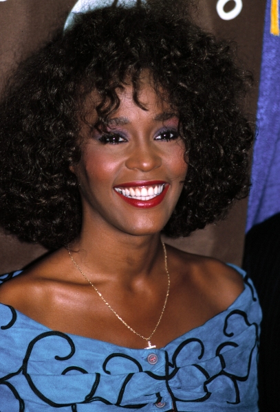 Whitney Houston reveives the United Negro College Fund Award in New York City. July 1 Photo