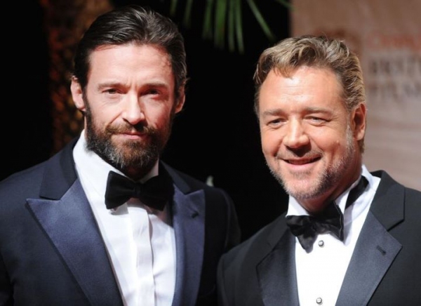 Photo Flash: LES MIS Stars Hugh Jackman & Russell Crowe at BAFTA Awards Image