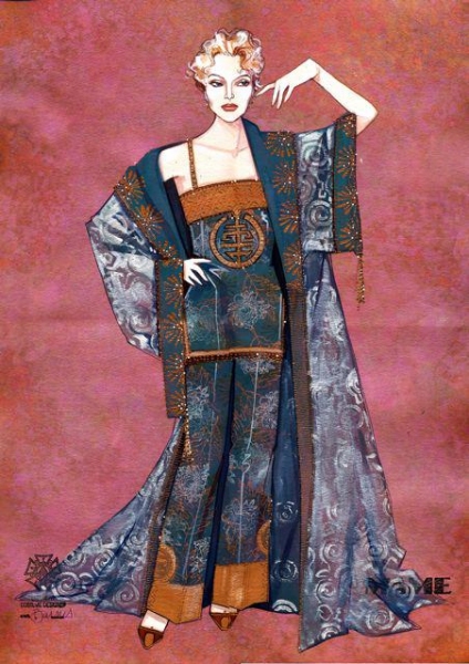 Photo Flash: Costume Sketches from Goodspeed's MAME! Image