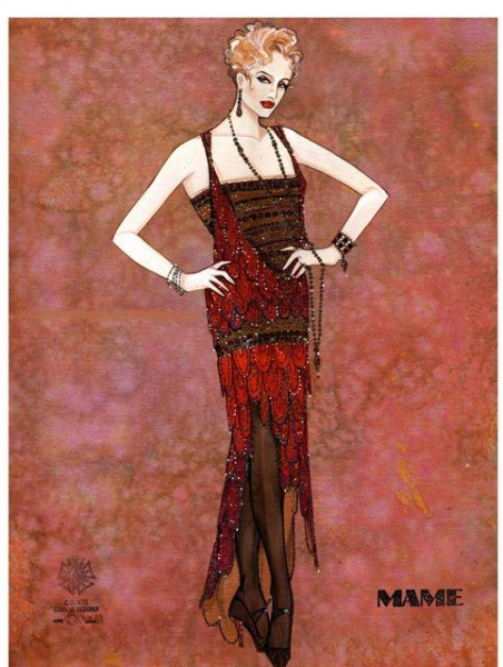 Photo Flash: Costume Sketches from Goodspeed's MAME! Image