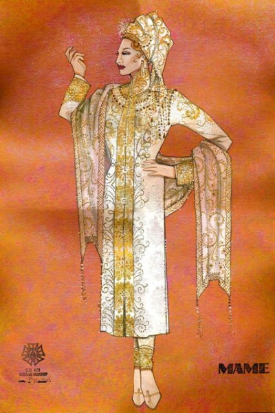 Photo Flash: Costume Sketches from Goodspeed's MAME! Image