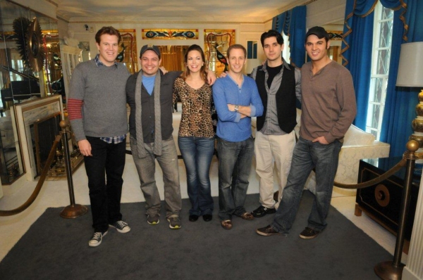 Photo Flash: MILLION DOLLAR QUARTET Tour Cast Visits to Elvis' Graceland Image