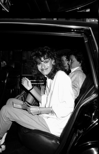 Sandra Bernhard leaving 30 Rock in New York City. 5/28/1985 Photo