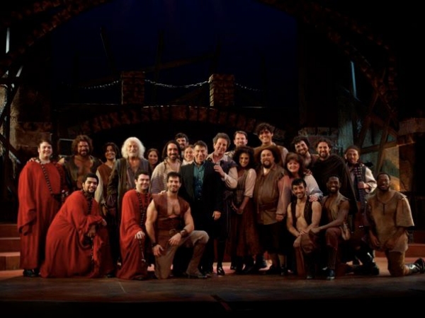 Stephen Schwartz and the cast Photo