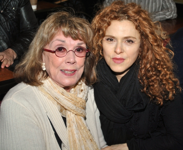 Phyllis Newman and Bernadette Peters Photo