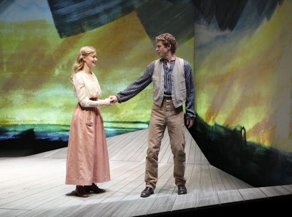 Wrenn Schmidt (Ruth Atkins) and Lucas Hall (Robert Mayo) in Eugene O'Neill's BEYOND T Photo
