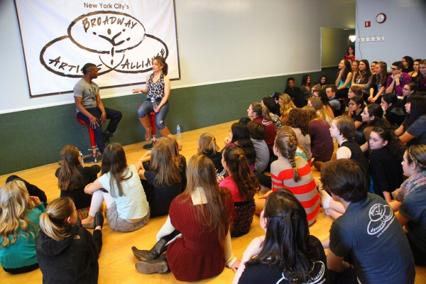 Photo Flash: Alice Ripley Surprises Students at Broadway Artists Alliance Workshop Image