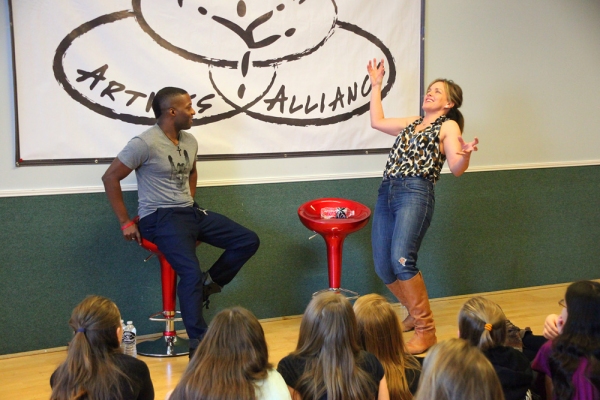 Photo Flash: Alice Ripley Surprises Students at Broadway Artists Alliance Workshop Image
