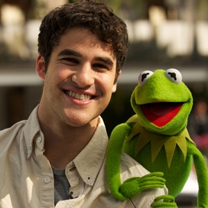Darren Criss and Kermit the Frog Photo