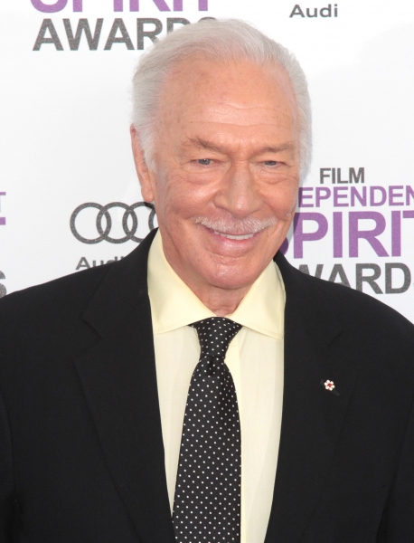 Christopher Plummer pictured arriving at the 2012 Film Independent Spirit Awards in S Photo