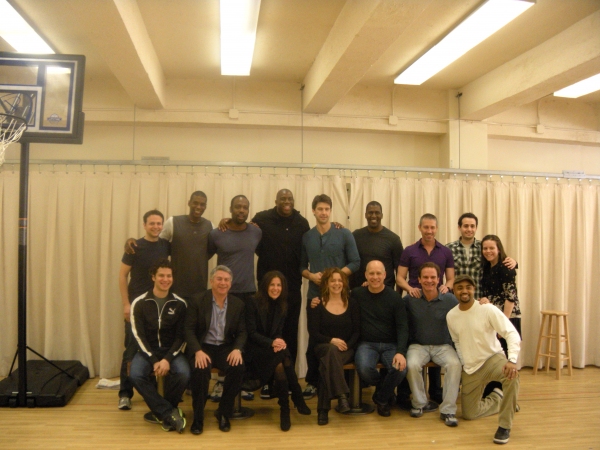 Photo Flash: Magic Johnson Visits MAGIC/BIRD Rehearsals! Image