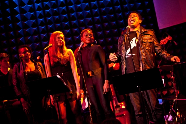 Starr Busby, Catherine Brookman, Nikki Kimbrough and Chester Gregory Photo