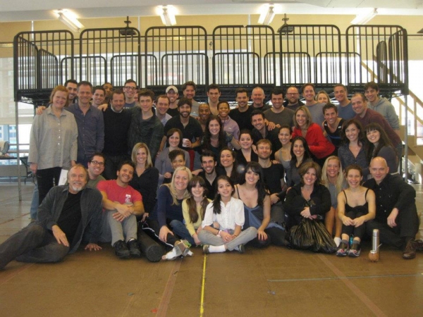 Photo Flash: The Complete Broadway Cast of EVITA in Rehearsal! Image