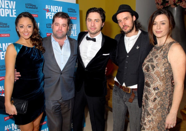 Susannah Fielding, Peter Dubois, Zach Braff and Paul Hilton  Photo