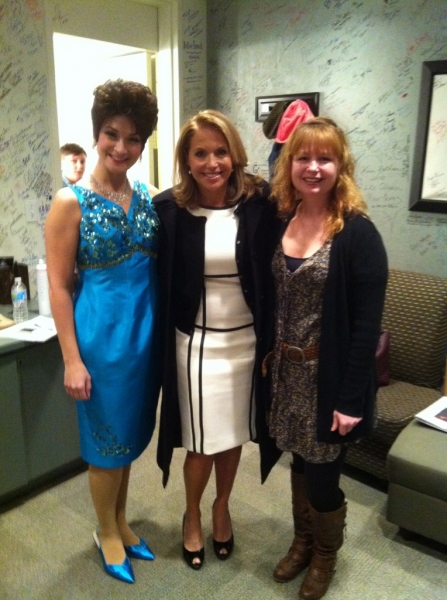 Photo Flash: Theatre at the Center’s ALWAYS...PATSY CLINE Star Meets Katie Couric Image