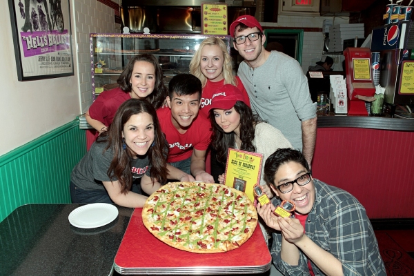 Photo Flash: Hunter Parrish, Lindsay Mendez, et al. Gather for Two Boots's GODSPELL- Inspired Pizza Image