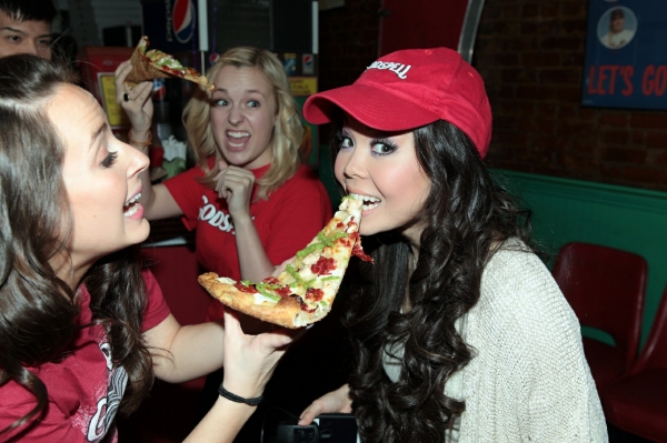 Photo Flash: Hunter Parrish, Lindsay Mendez, et al. Gather for Two Boots's GODSPELL- Inspired Pizza Image