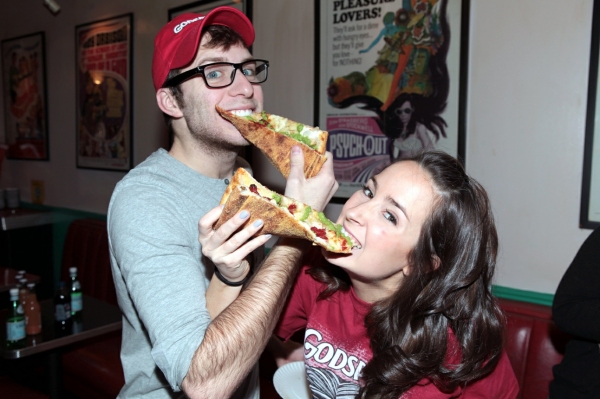 Photo Flash: Hunter Parrish, Lindsay Mendez, et al. Gather for Two Boots's GODSPELL- Inspired Pizza Image