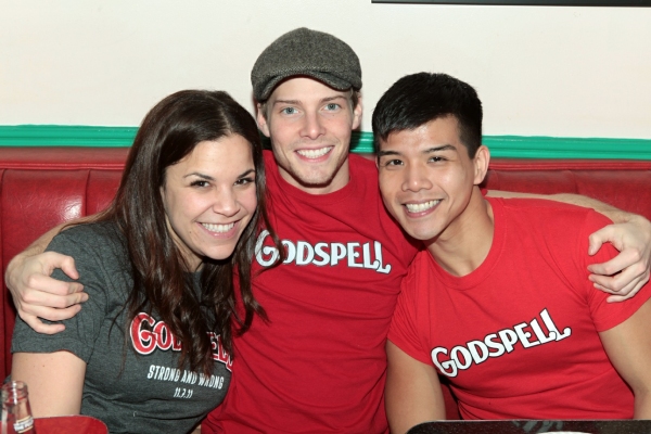 Photo Flash: Hunter Parrish, Lindsay Mendez, et al. Gather for Two Boots's GODSPELL- Inspired Pizza Image