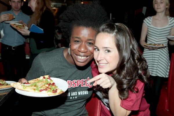 Photo Flash: Hunter Parrish, Lindsay Mendez, et al. Gather for Two Boots's GODSPELL- Inspired Pizza Image