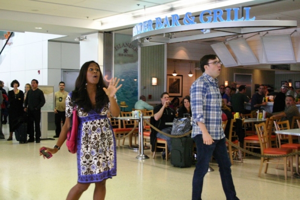 Photo Flash: Florida Grand Opera's Flash Mob at Miami Airport Image