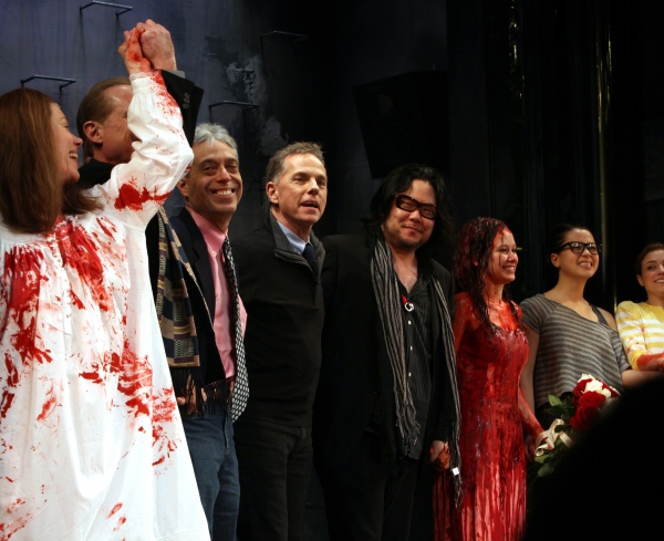 Andy Mientus, Marin Mazzie, Lawrence D. Cohen, Dean Pitchford, Stafford Arima, Molly  Photo