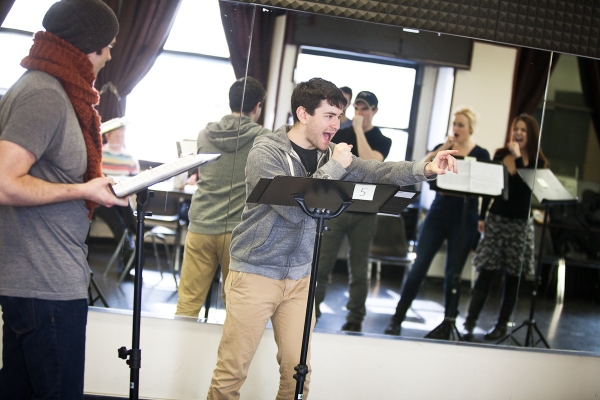 Photo Flash: Ryan Scott Oliver and Matthew Murphy's 35mm in Rehearsal! Image