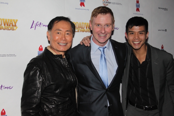 George Takei, Robert Bartley and Telly Leung Photo