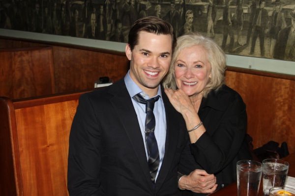 Andrew Rannells and Betty Buckley Photo