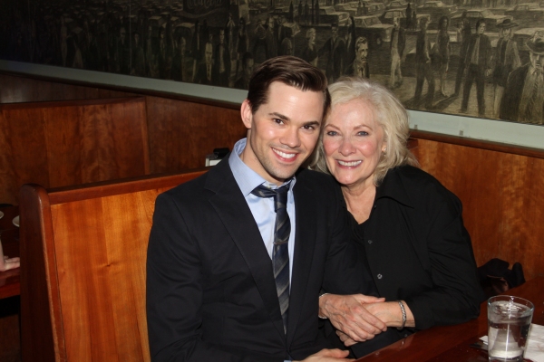 Andrew Rannells and Betty Buckley Photo
