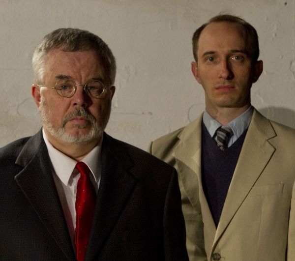 Gordon McCall as Dr. Sigmund Freud and Scot Greenwell as C. S. Lewis Photo