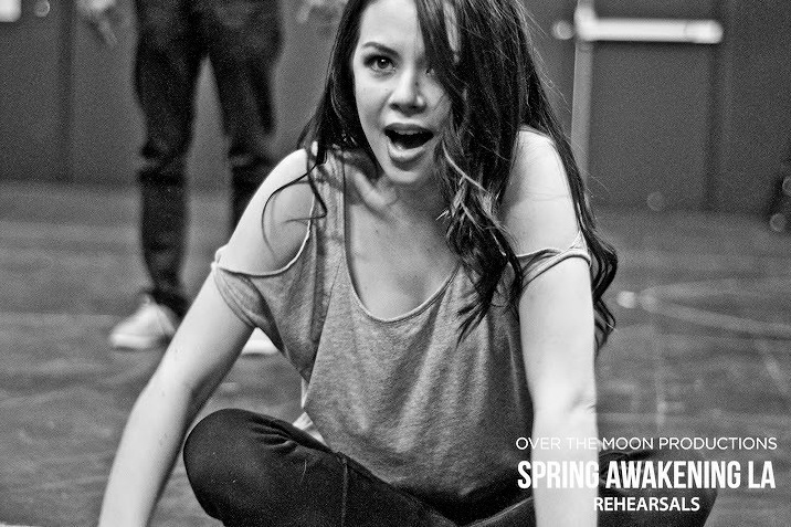 Photo Flash: GLEE's Lindsay Pearce & PRETTY LITTLE LIARS' Janel Parrish Rehearse SPRING AWAKENING In LA! Image