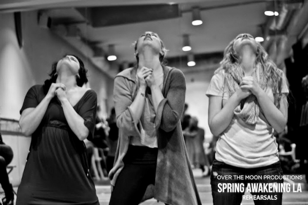 Photo Flash: GLEE's Lindsay Pearce & PRETTY LITTLE LIARS' Janel Parrish Rehearse SPRING AWAKENING In LA! Image