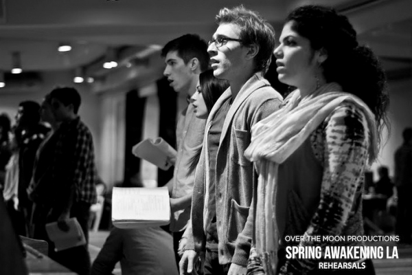 Photo Flash: GLEE's Lindsay Pearce & PRETTY LITTLE LIARS' Janel Parrish Rehearse SPRING AWAKENING In LA! Image