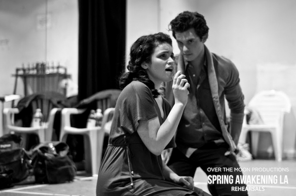 Photo Flash: GLEE's Lindsay Pearce & PRETTY LITTLE LIARS' Janel Parrish Rehearse SPRING AWAKENING In LA! Image