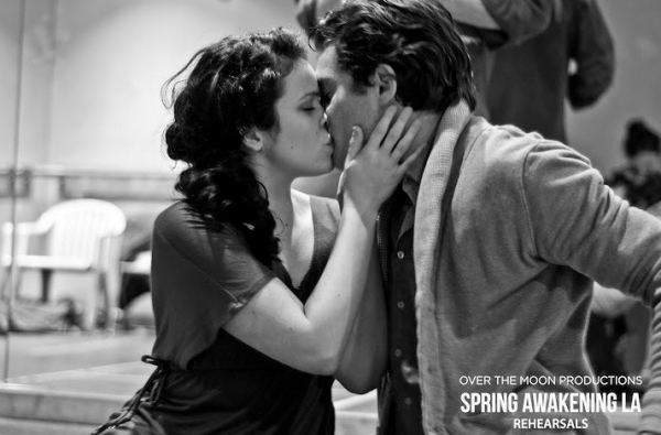 Photo Flash: GLEE's Lindsay Pearce & PRETTY LITTLE LIARS' Janel Parrish Rehearse SPRING AWAKENING In LA! Image