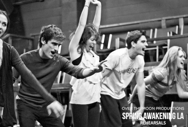 Photo Flash: GLEE's Lindsay Pearce & PRETTY LITTLE LIARS' Janel Parrish Rehearse SPRING AWAKENING In LA! Image
