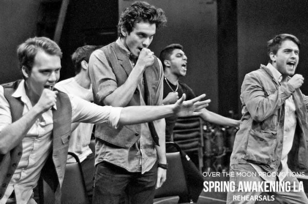 Photo Flash: GLEE's Lindsay Pearce & PRETTY LITTLE LIARS' Janel Parrish Rehearse SPRING AWAKENING In LA! Image