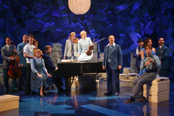 Malcom Gets and the cast of Merrily We Roll Along
 Photo