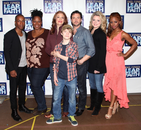 Photo Coverage: Raul Esparza, Jessica Phillips & LEAP OF FAITH Meets the Press! 