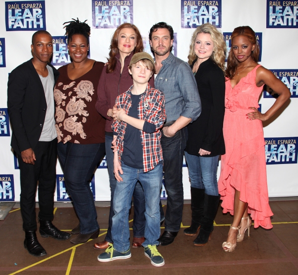 Photo Coverage: Raul Esparza, Jessica Phillips & LEAP OF FAITH Meets the Press! Image