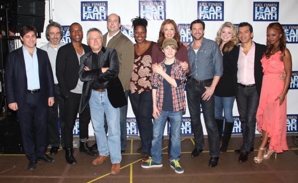 Photo Coverage: Raul Esparza, Jessica Phillips & LEAP OF FAITH Meets the Press! Image