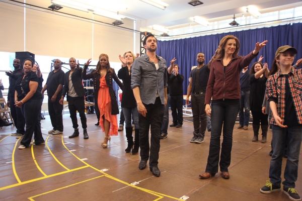 Photo Coverage: Raul Esparza, Jessica Phillips & LEAP OF FAITH Meets the Press! Image